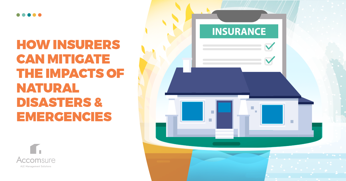 Heading: “How insurers can mitigate the impacts of natural disasters”